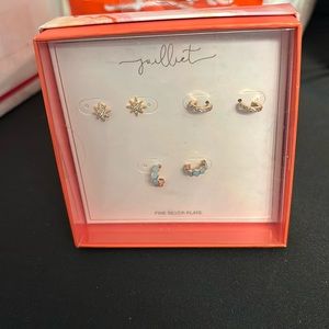 Juilliet 3x pair of earrings boxed set NWT